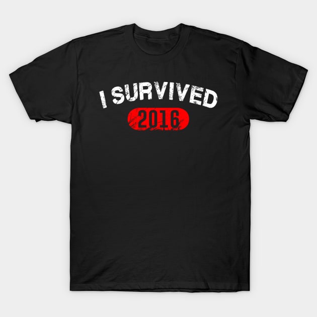 I Survived 2016 T-Shirt by marinackbar